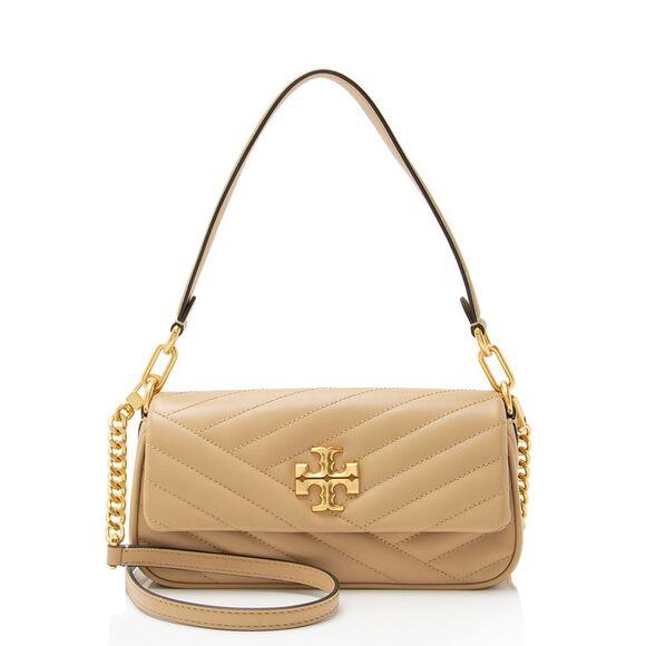 Tory Burch Handbags - Tory Burch Chevron Leather Kira Small Flap Bag